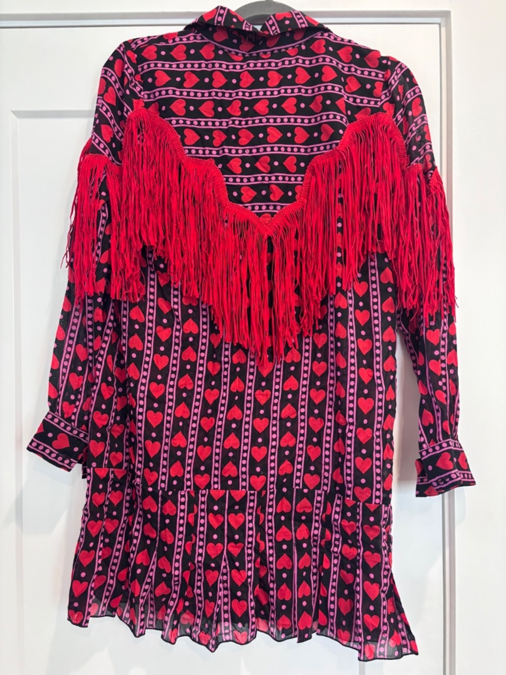 Anna Sui western heart tunic dress size 4 - Picture 5 of 5